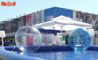 outdoor activity recommendation of zorb balls